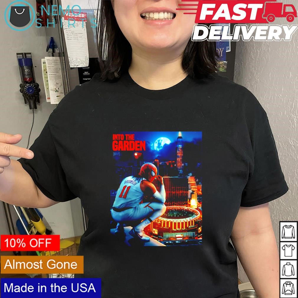 Brunson Spider-Man mask Into the Garden shirt