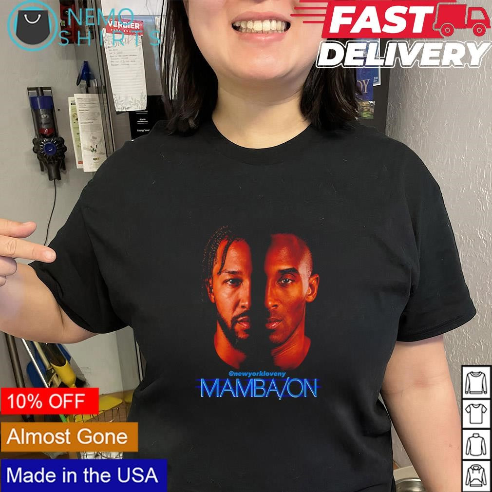 Brunson and Kobe Mamba-on NewYork Knicks shirt