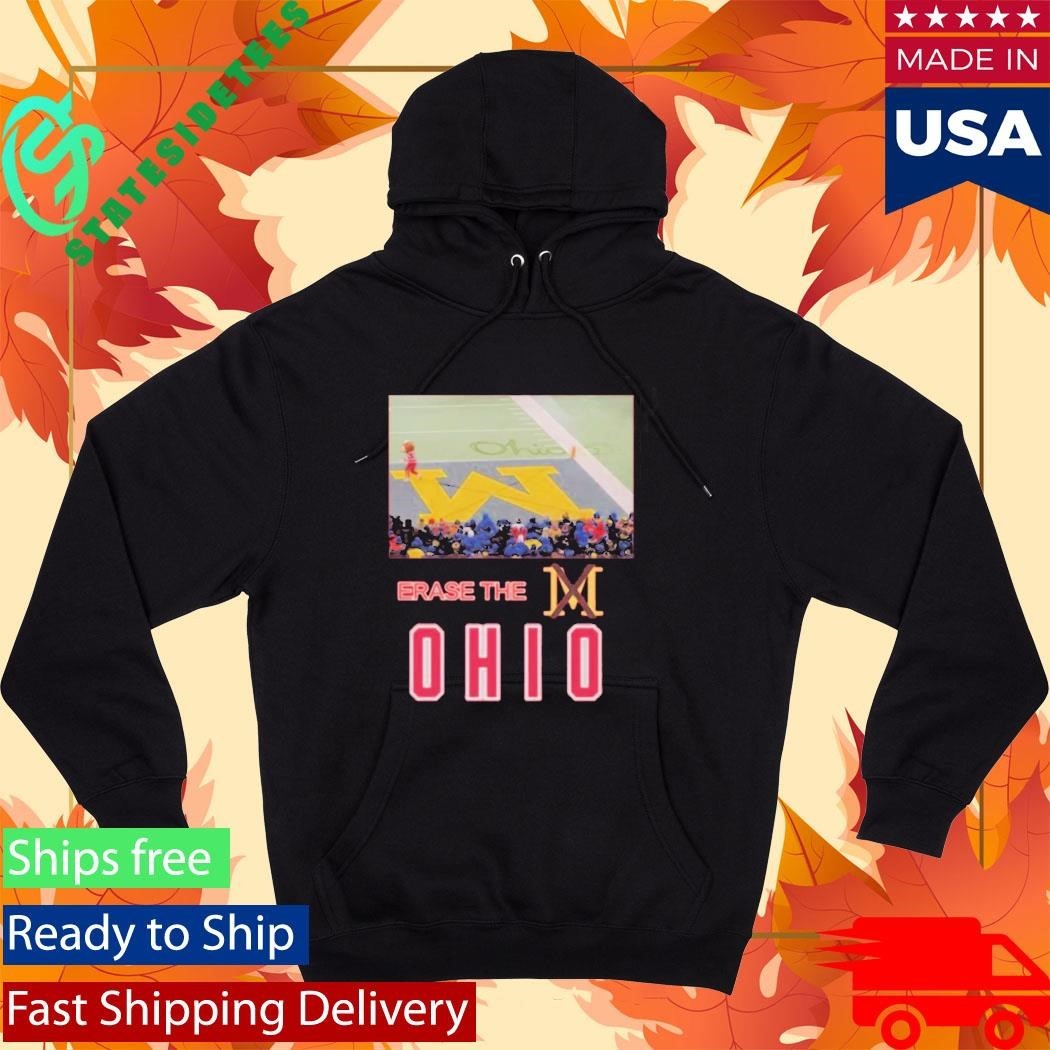 Brutus Ohio State Snow Erase The M Shirt
