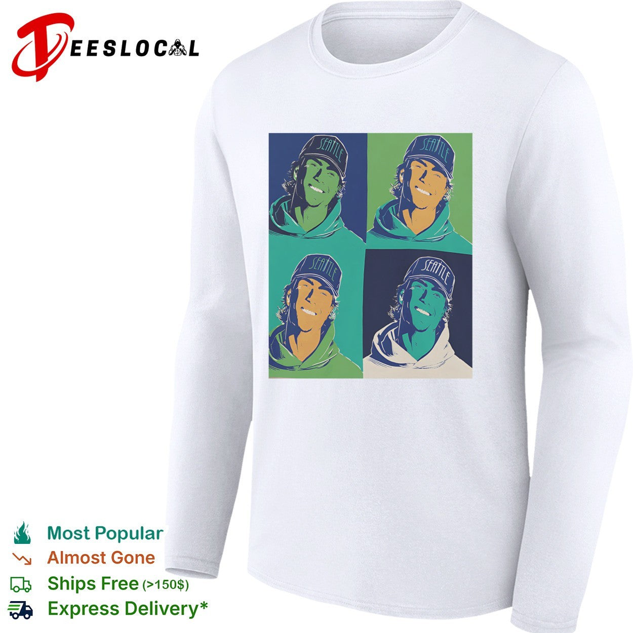 Bryan Woo Seattle Mariners four photo vintage shirt