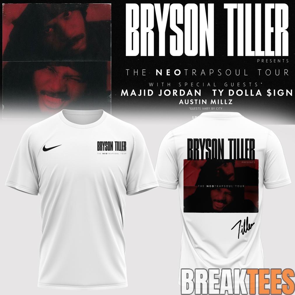 Bryson Tiller The Neo Trapsoul Tour Signature Tshirt