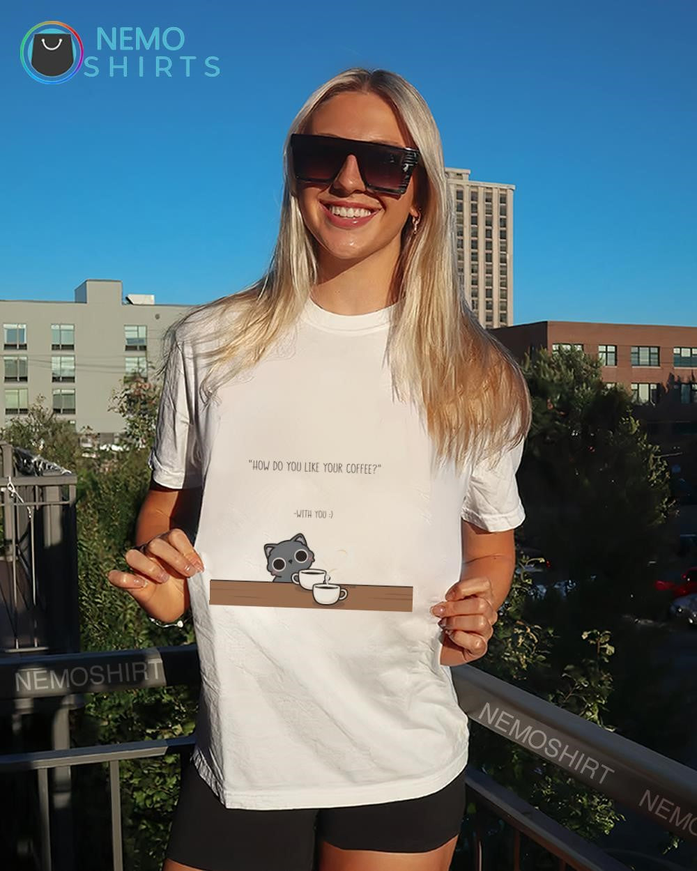 Bubu cat how do you like your coffee with you shirt