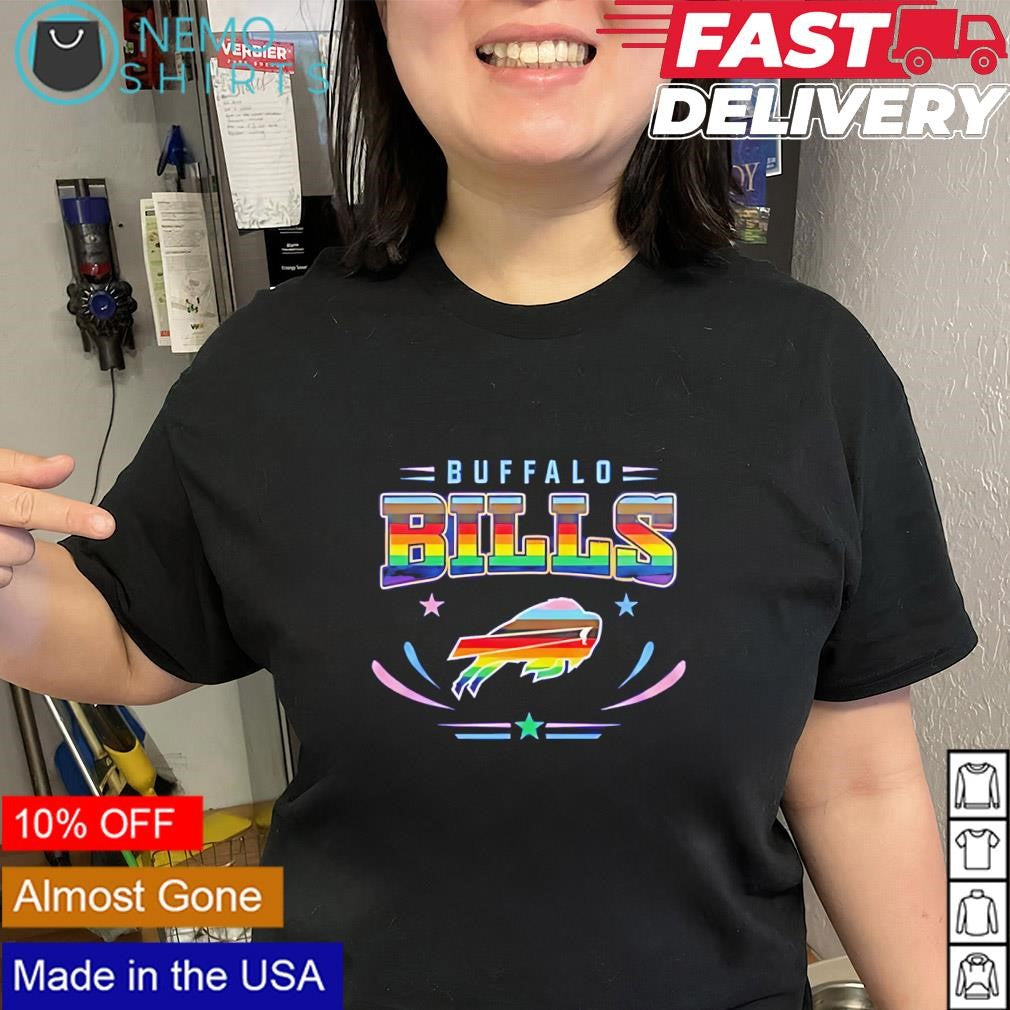 Buffalo Bills 2026 Pride LGBT logo shirt