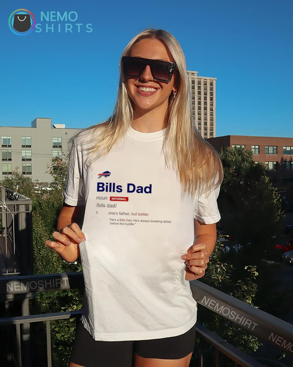 Buffalo Bills Dad definition noun shirt