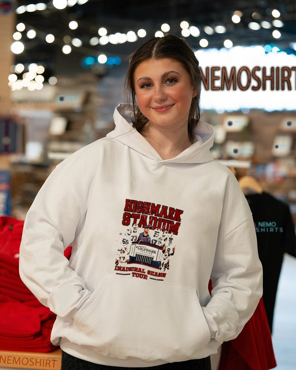 Buffalo Bills Highmark Stadium Inaugural Season Tour graphic shirt