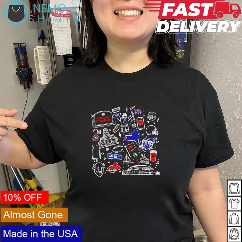 Buffalo Bills Obsessed Game Day welcome to Allen st shirt