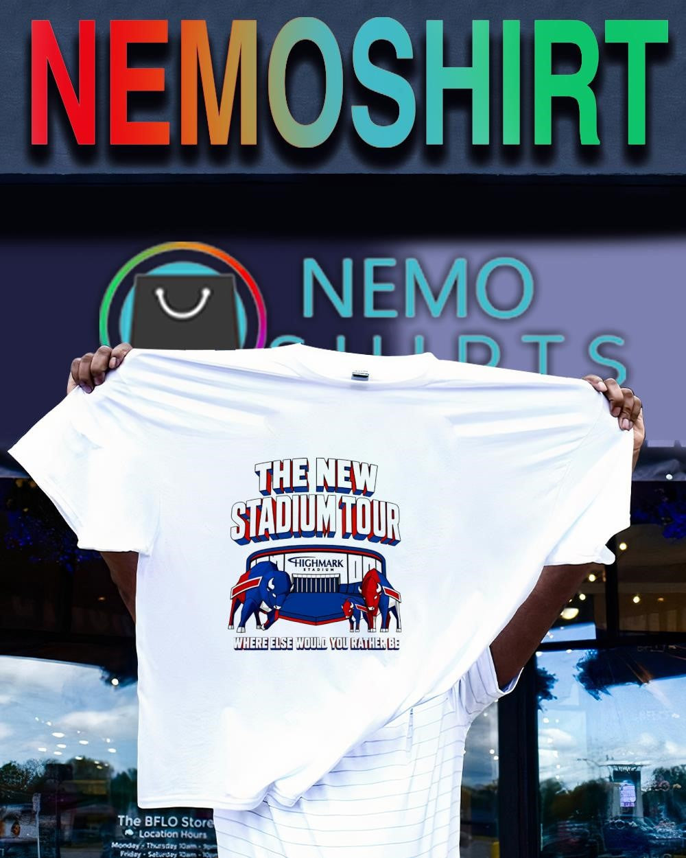Buffalo Bills the New Stadium Tour highmark where else would you rather be shirt