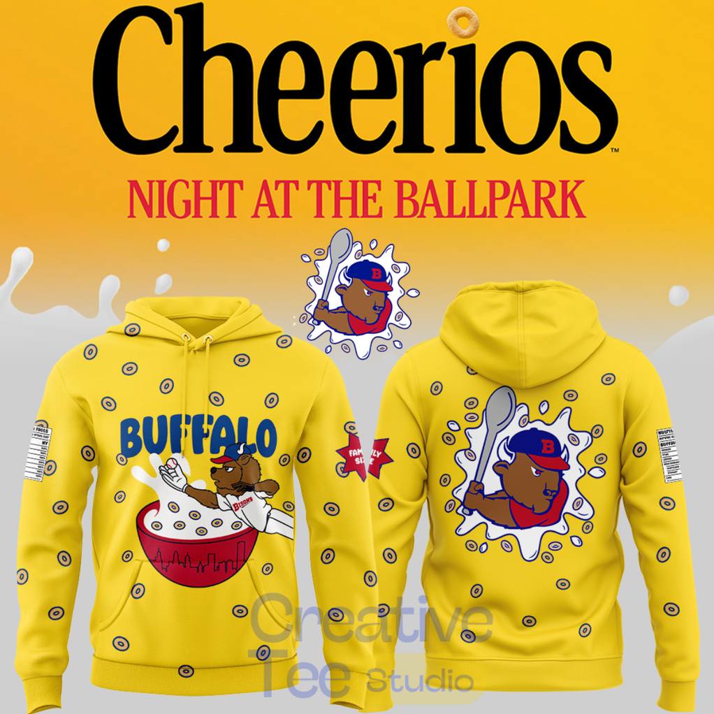 Buffalo Bisons Cheerios Night at the Ballpark Tee Hoodie