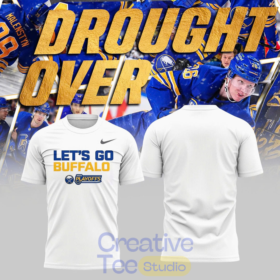 Buffalo Sabres Playoff Pursuit “Drought Over” T-Shirt