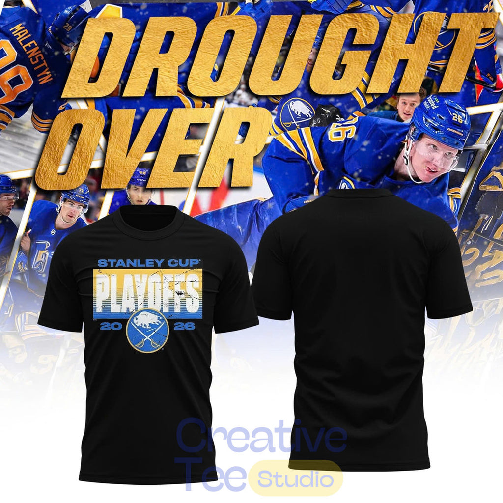 Buffalo Sabres Playoff Pursuit “Drought Over” T-Shirt