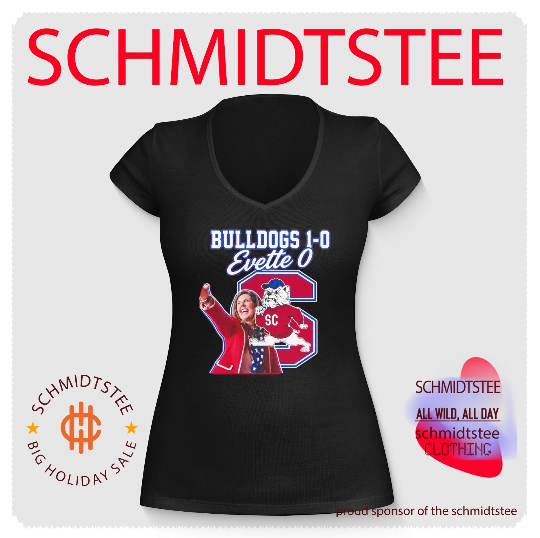 Bulldogs 1-0 Evette 0 SC Election Politics shirt