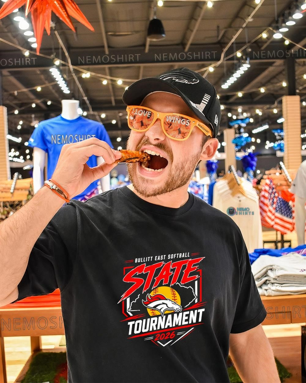 Bullitt East softball 2026 state tournament logo shirt