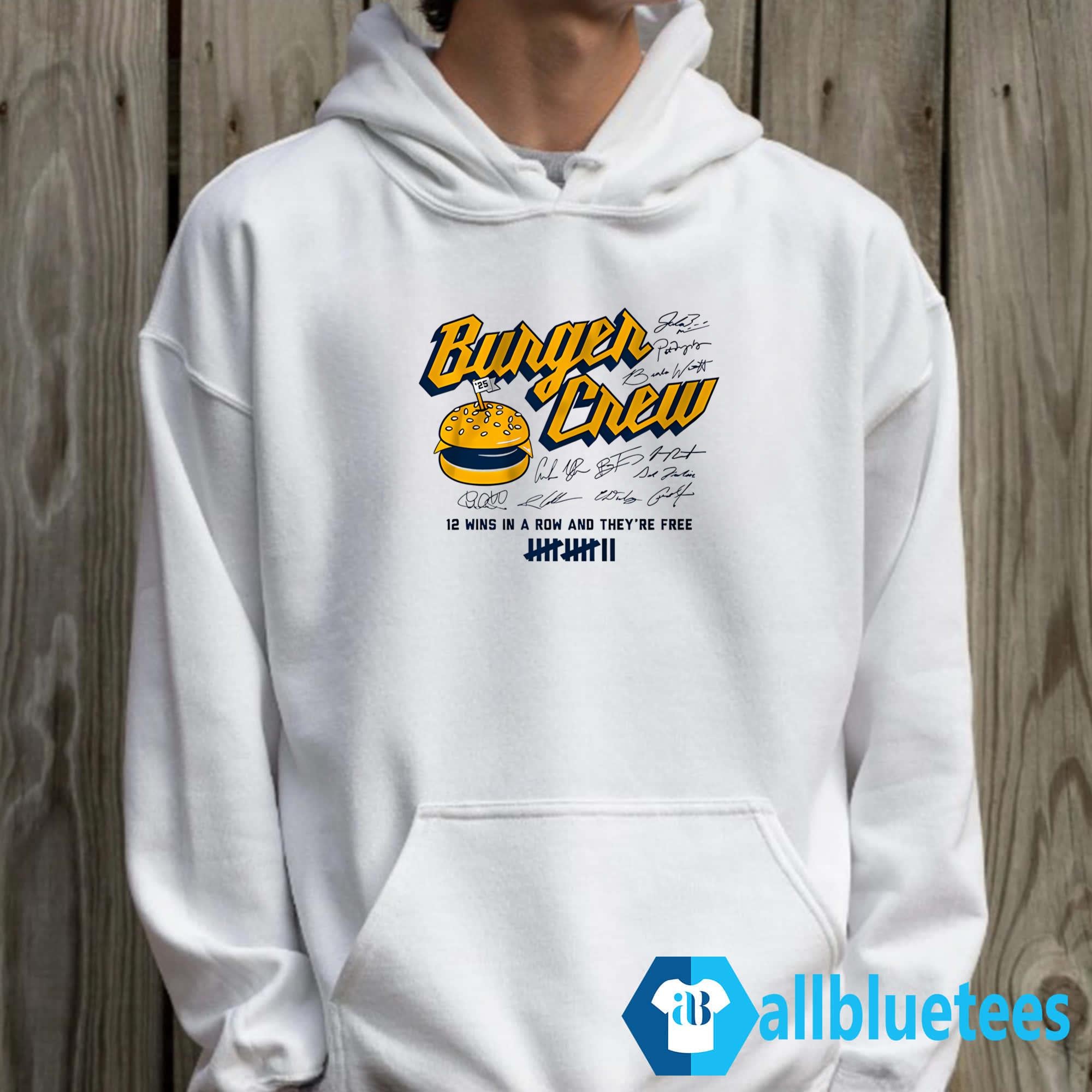 Burger Crew 12 Wins In A Row And They’re Free Shirt