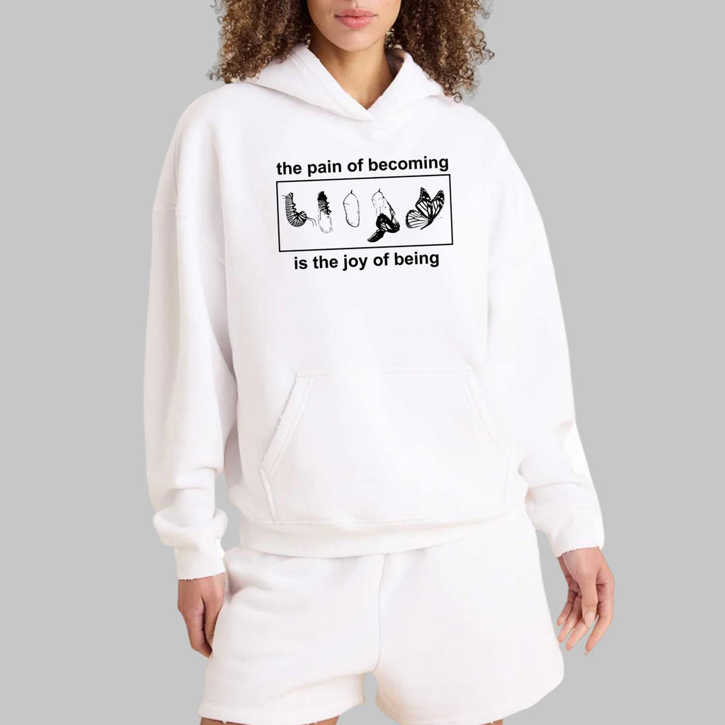 Butterfly The Pain Of Becoming Is The Joy Of Being Shirt