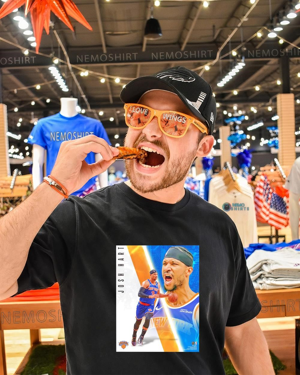 Josh Hart New York Knicks Eastern Conference Champs collage shirt