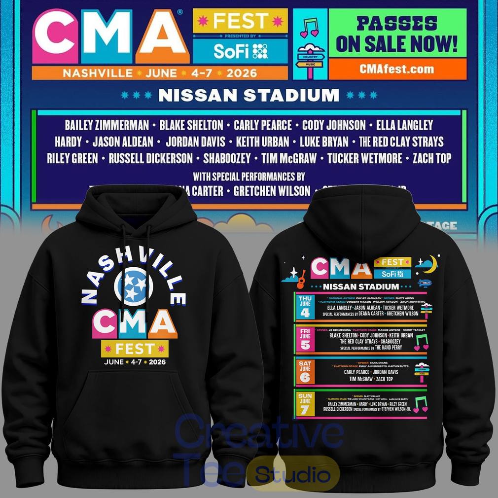 CMA FEST Nissan Stadium 2026 Hoodie