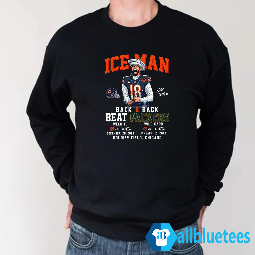 Caleb Iceman Back 2 Back Beat Packers Shirt