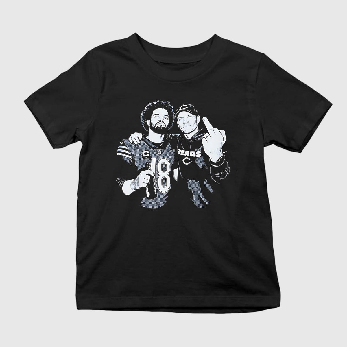 Caleb Williams Ben Johnson Middle Finger Shirt