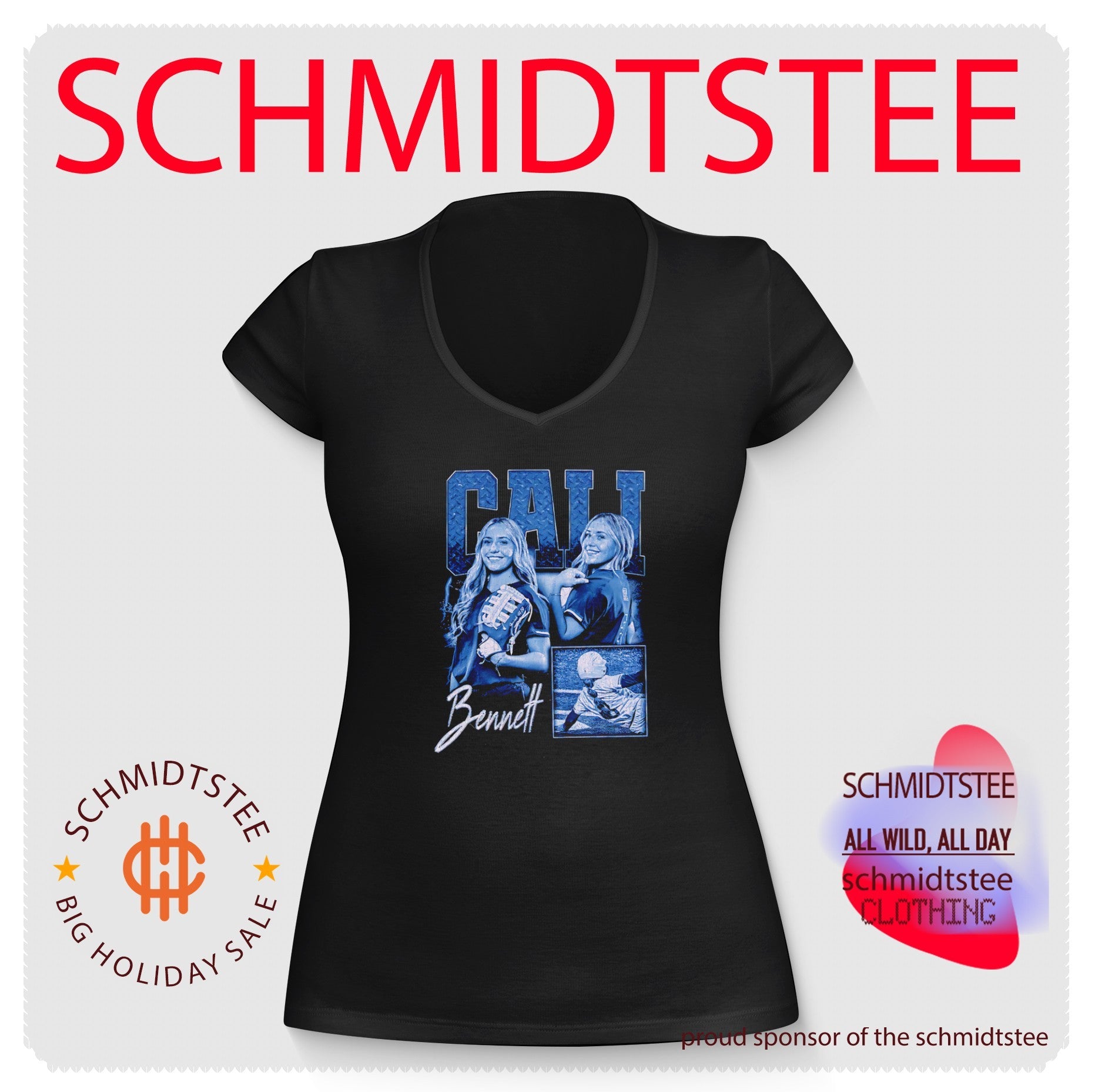 Cali Bennett Softball Player athlete sports portrait shirt