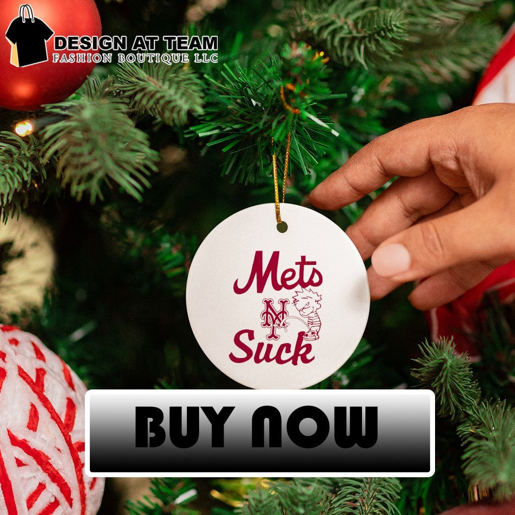 Calvin piss on New York Mets Baseball Mets Suck funny meme shirt
