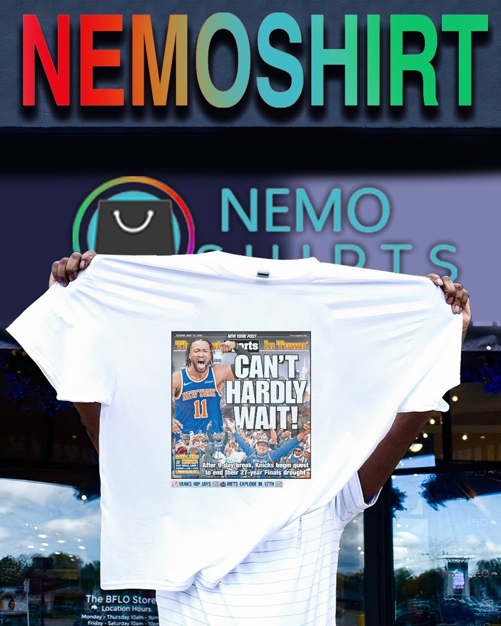Can’t hardly wait New York Knicks final drought shirt