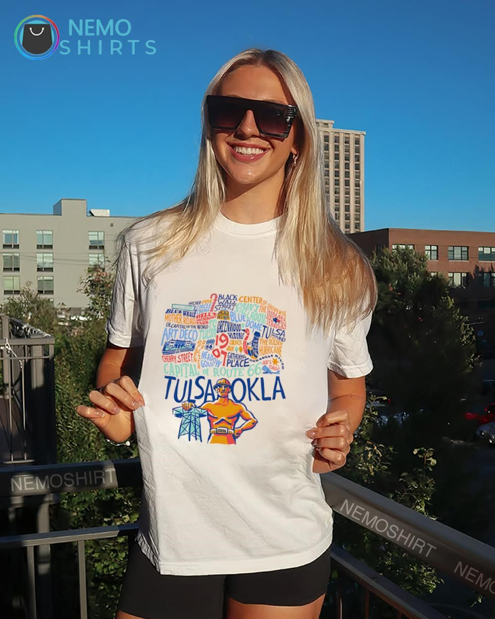 Capital of Route 66 Tulsa Oklahoma iconic shirt