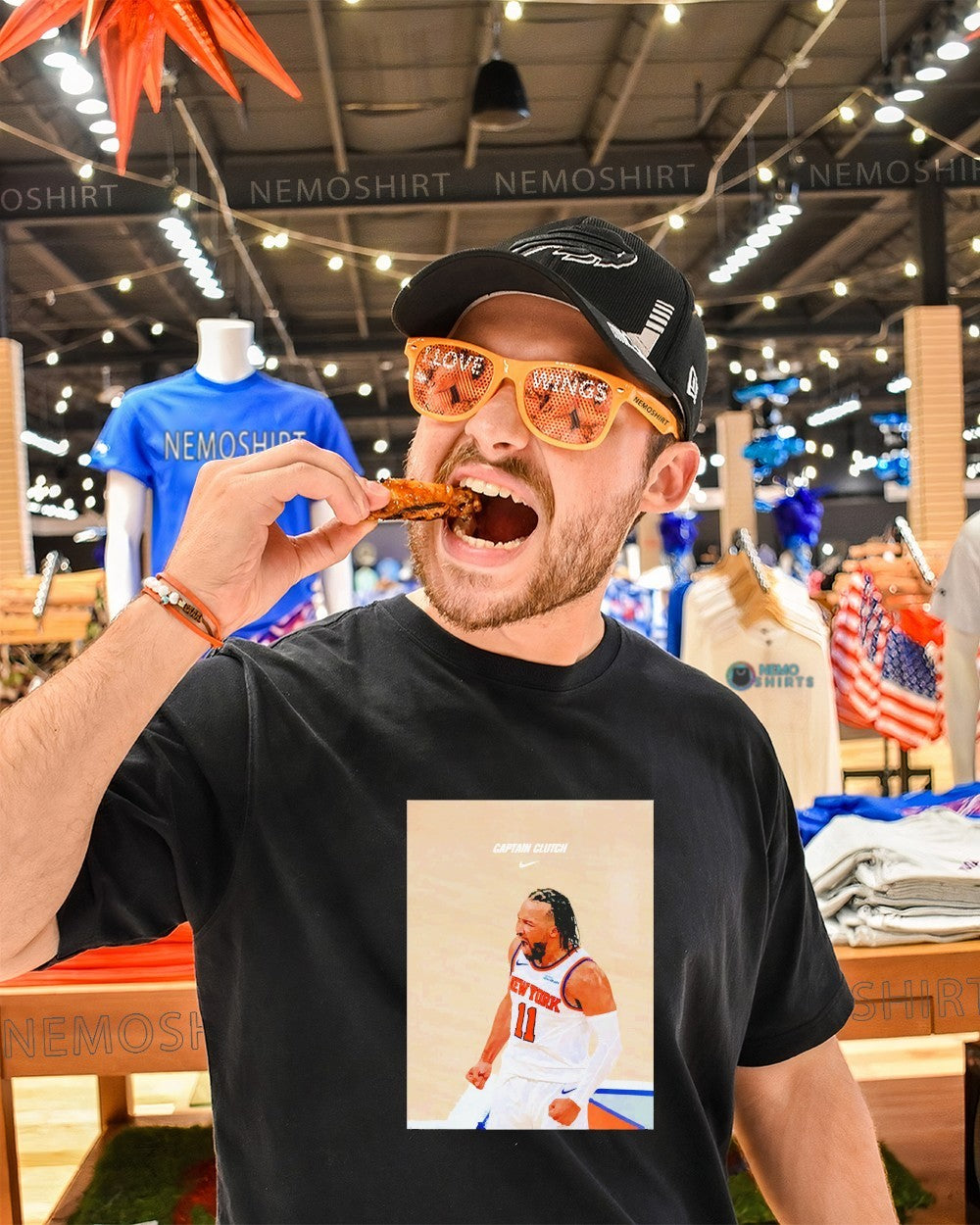 Captain Clutch Jalen Brunson New York Knicks shirt