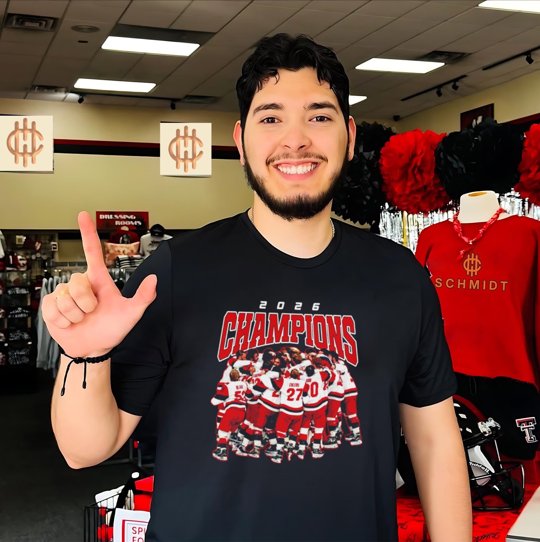 Carolina Hockey 2026 Champions Celebration shirt