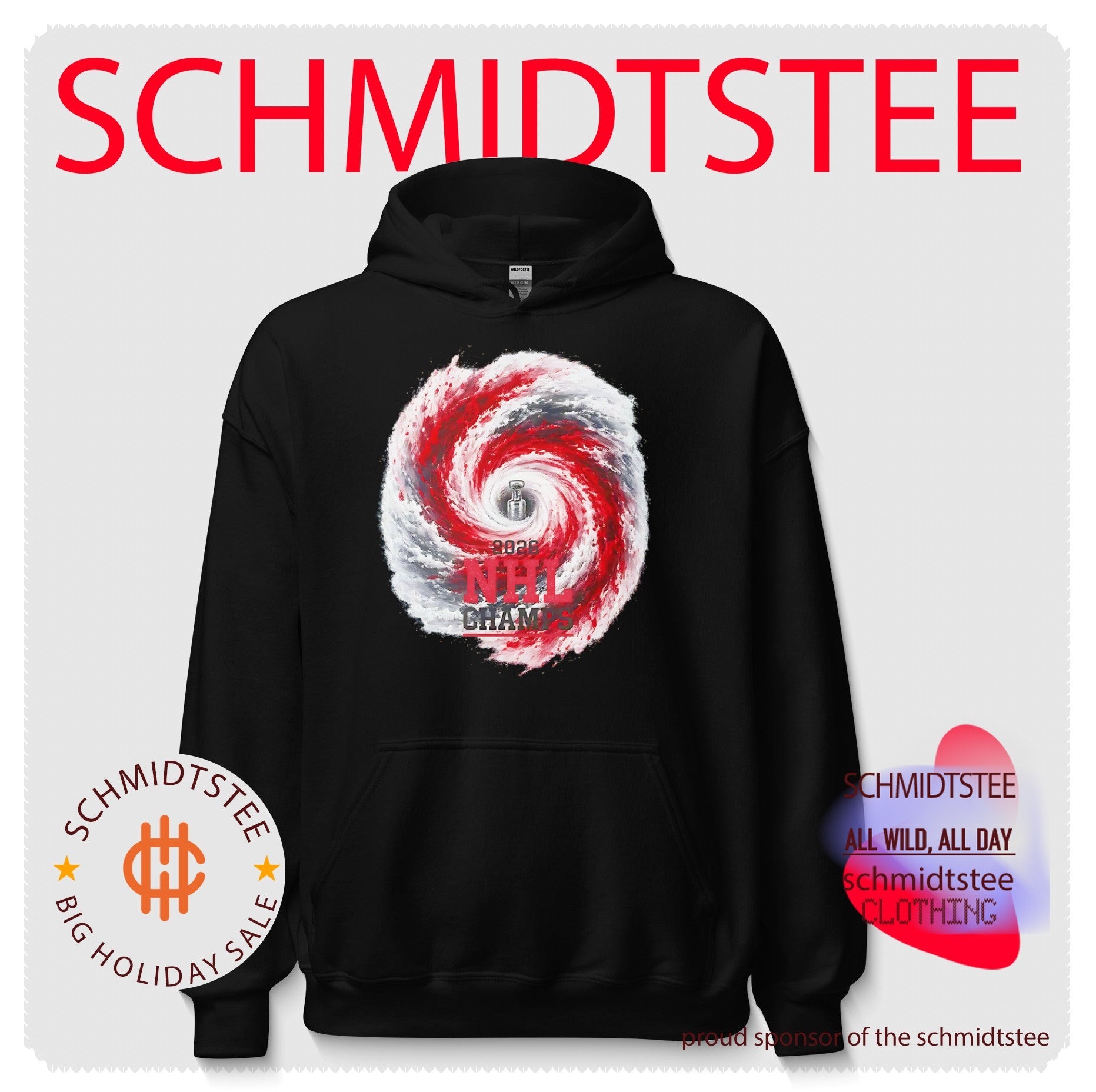 Carolina Hurricanes 2026 NHL Champs storm graphic shirt