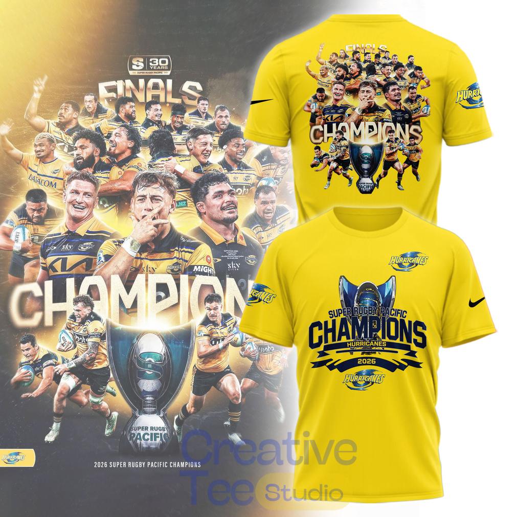 Carolina Hurricanes 2026 Super Rugby Pacific Champions T-Shirt