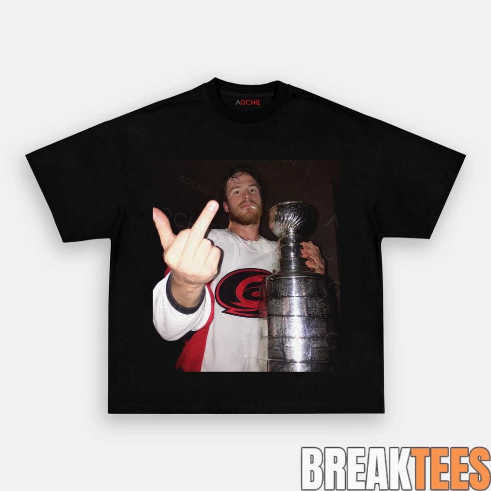 Carolina Hurricanes Alex Smith 37 Champion Graphic Shirt
