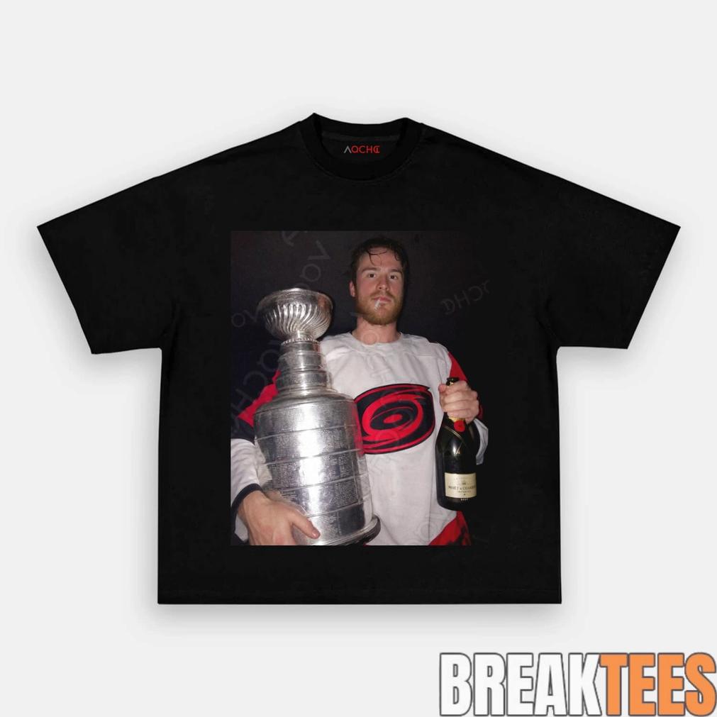 Carolina Hurricanes Alex Smith 37 Champion Graphic Shirt