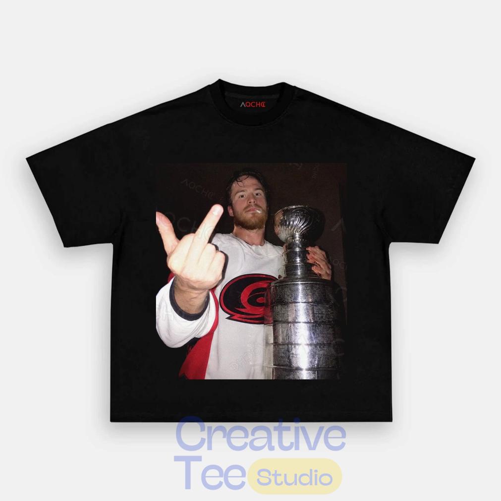 Carolina Hurricanes Alex Smith 37 Champion Graphic T-Shirt