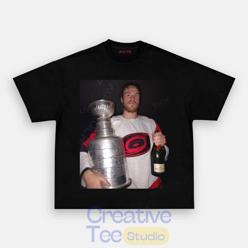 Carolina Hurricanes Alex Smith 37 Champion Graphic T-Shirt