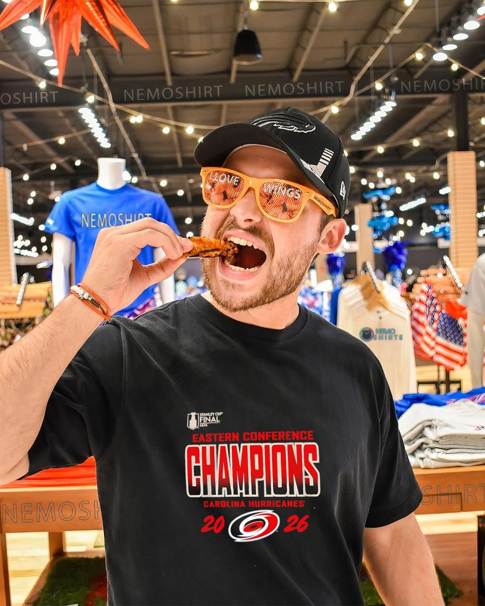 Carolina Hurricanes Eastern Conference Champions 2026 locker room shirt