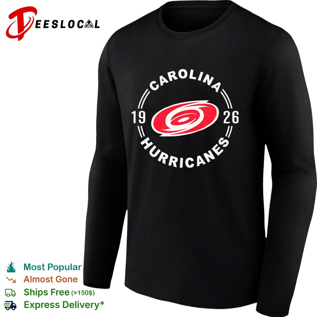 Carolina Hurricanes hockey NHL 1926 retro logo shirt