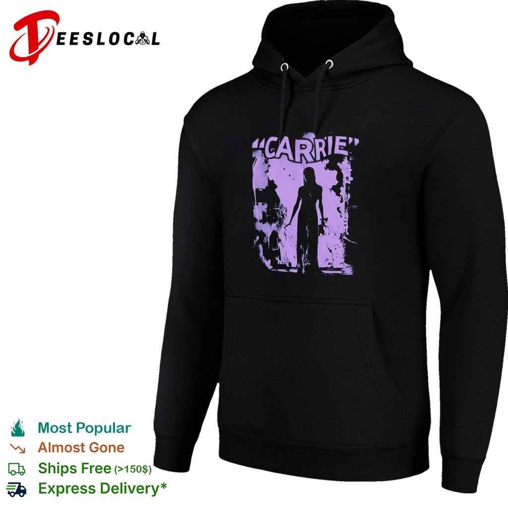 Carrie horror movie silhouette fire shirt