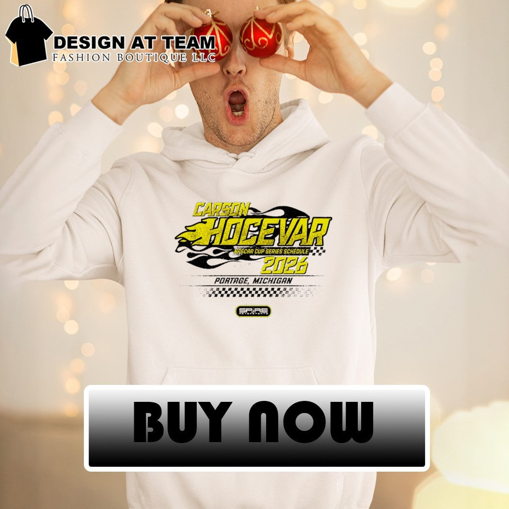 Carson Hocevar #77 Racing Nascar 2026 Schedule shirt