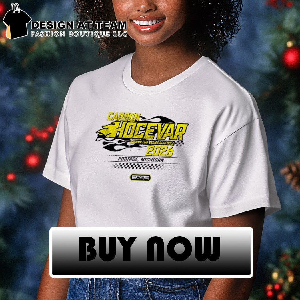 Carson Hocevar #77 Racing Nascar 2026 Schedule shirt