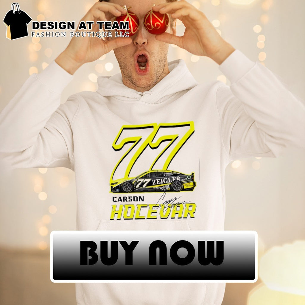 Carson Hocevar #77 Racing Nascar Driver Graphic shirt
