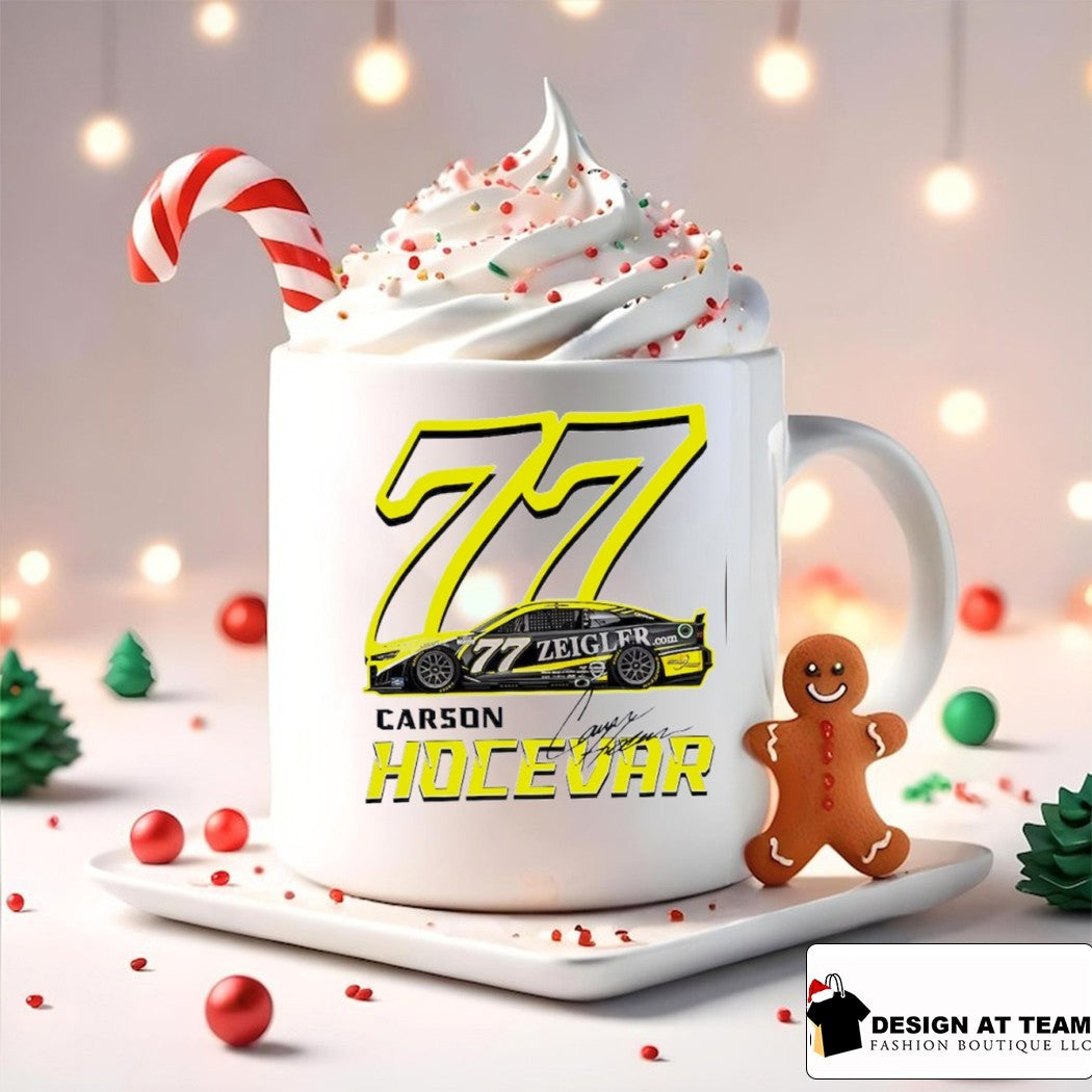 Carson Hocevar #77 Racing Nascar Driver Graphic shirt