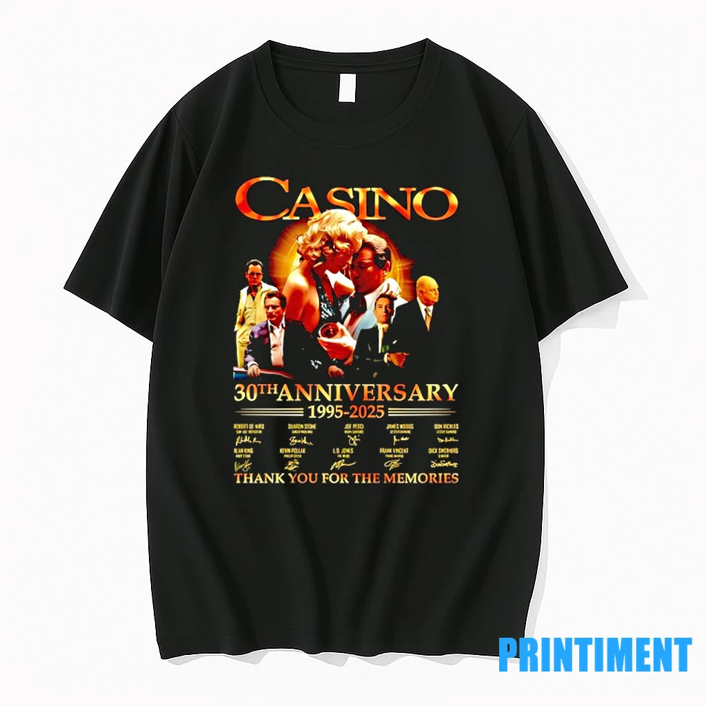 Casino 42 Years 30th Anniversary 1995 2025 Thank You For The Memories Actors Signature Tshirts