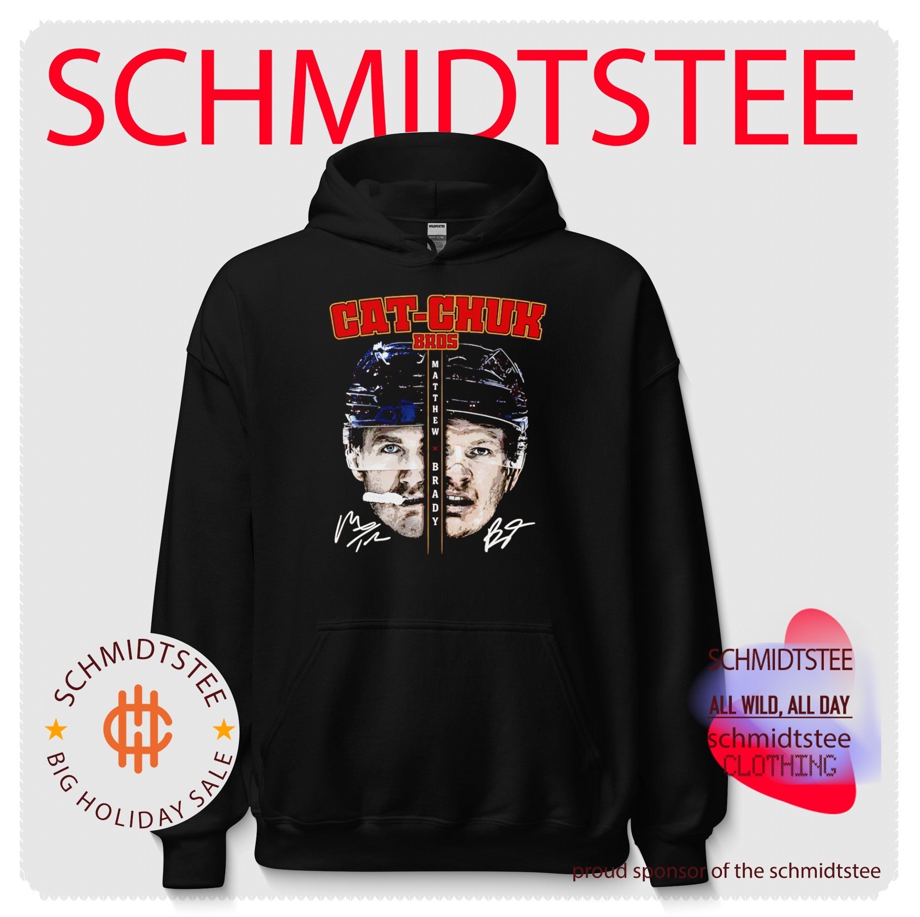 Cat-Chuk Bros Matthew Tkachuk Florida Panthers and Brady Tkachuk Ottawa Senators shirt