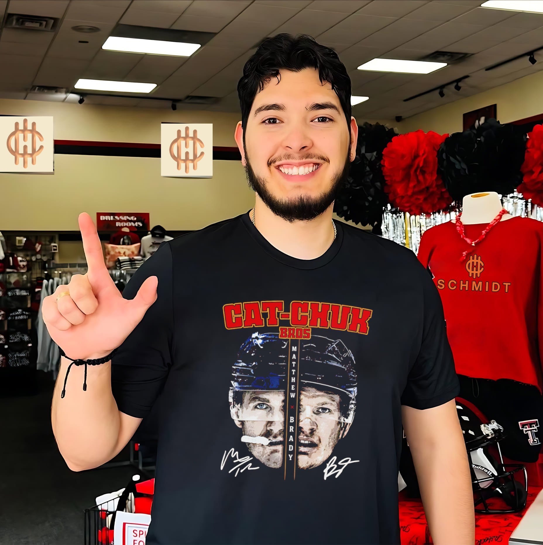 Cat-Chuk Bros Matthew Tkachuk Florida Panthers and Brady Tkachuk Ottawa Senators shirt