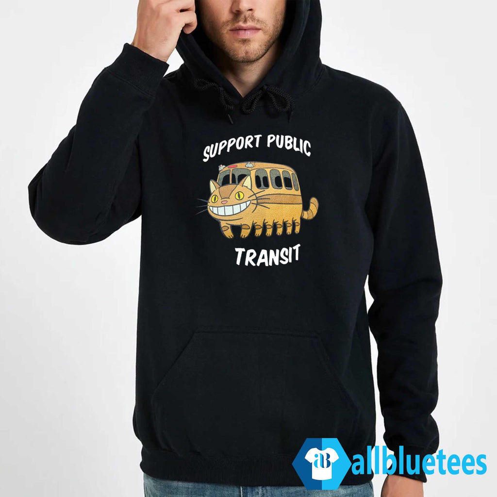 Cat Support Public Transit Shirt