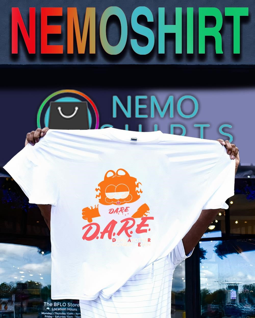 Cat in Dare dang another Monday eww shirt