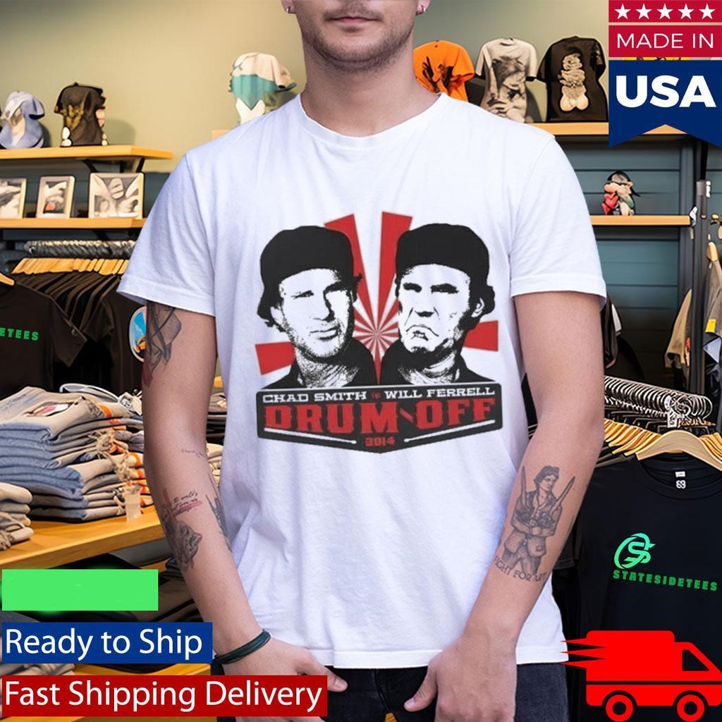 Chad Smith vs Will Ferrell Drum Off 2014 Shirt