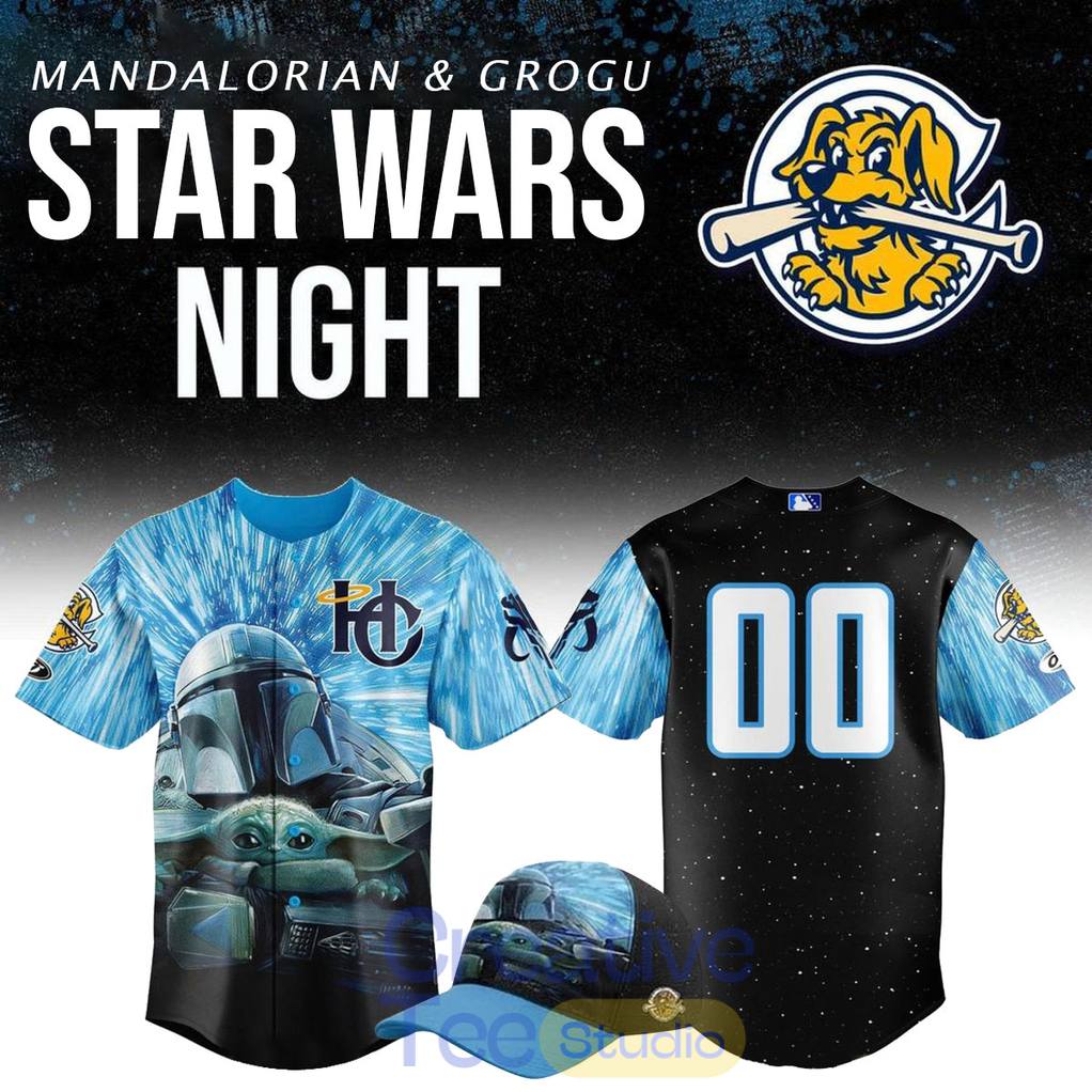 Charleston RiverDogs x Star Wars Night Custom Baseball Jersey