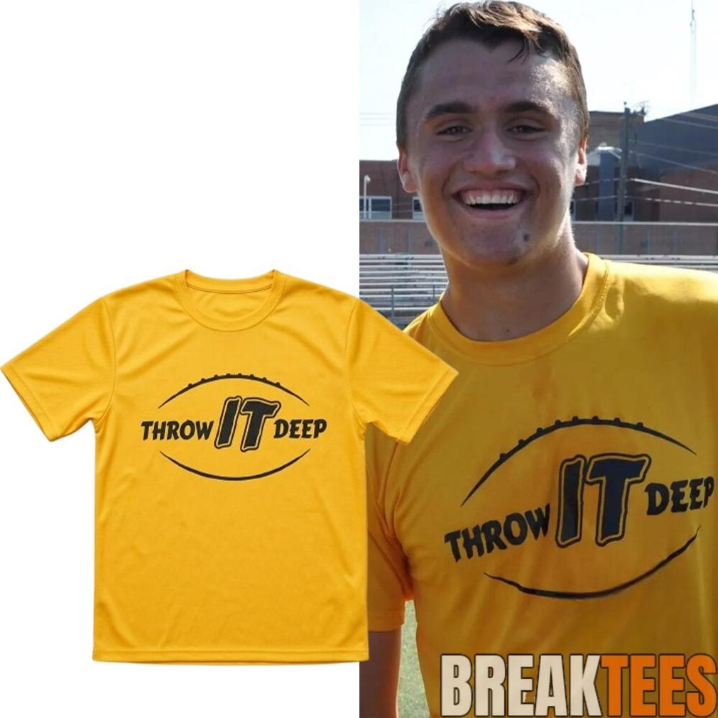Charlie Kirk Throw It Deep Shirt