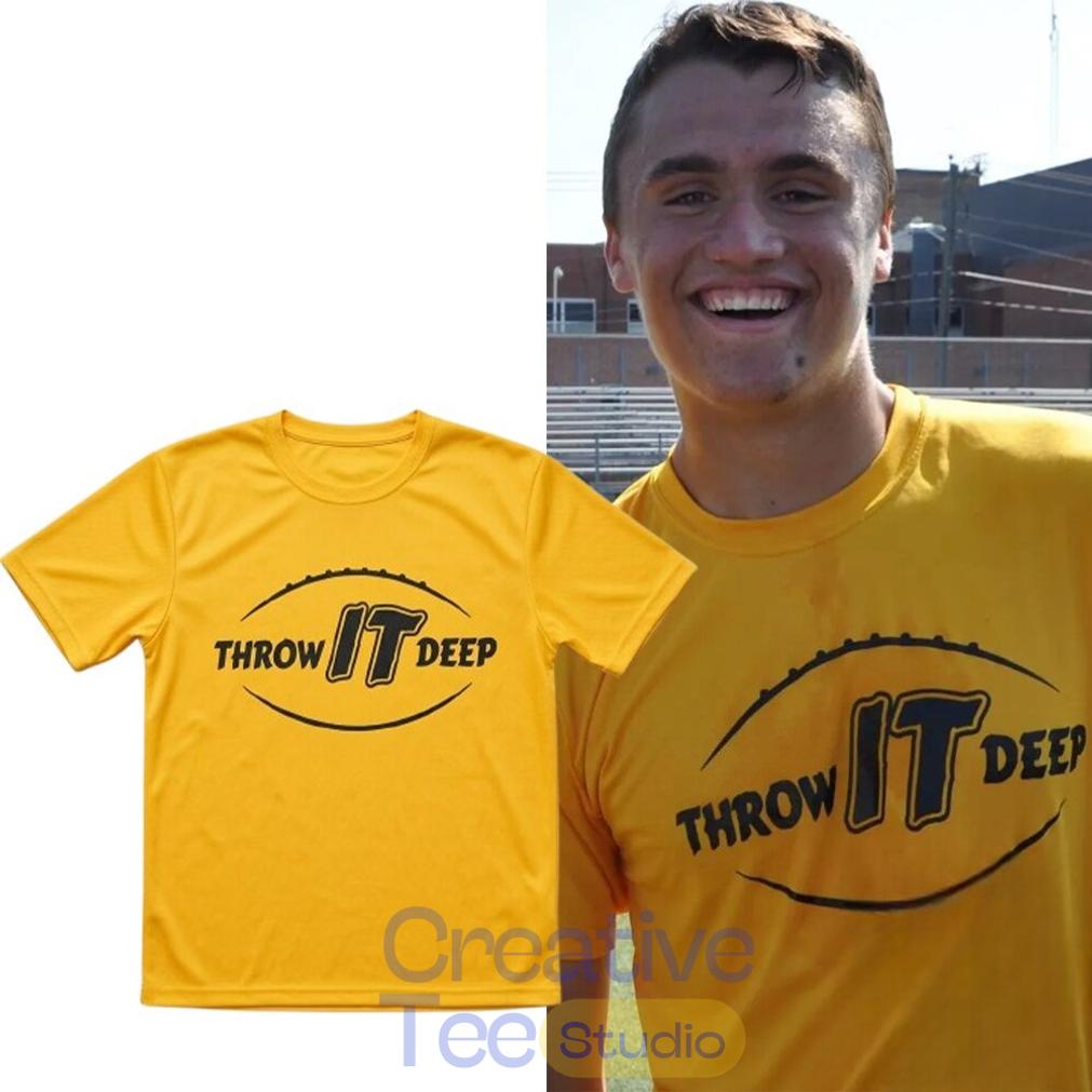 Charlie Kirk Throw It Deep T-Shirt